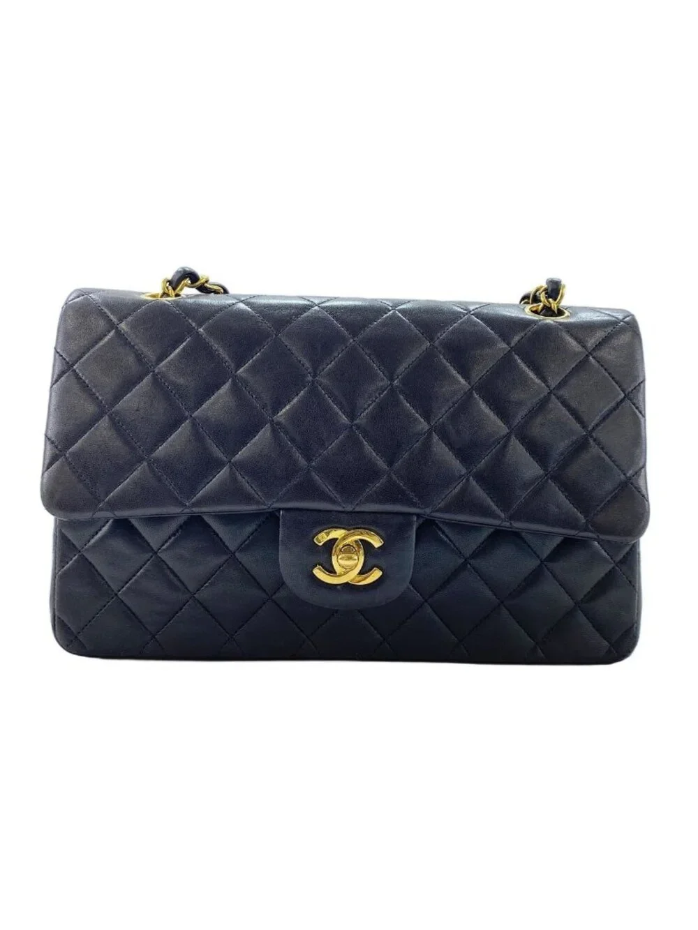 Chanel Shoulder Bag Lambskin Quilted 25